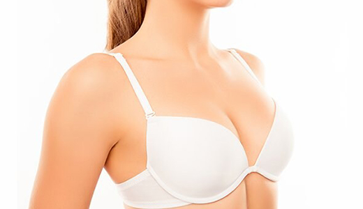 woman in bra reconstructive surgery