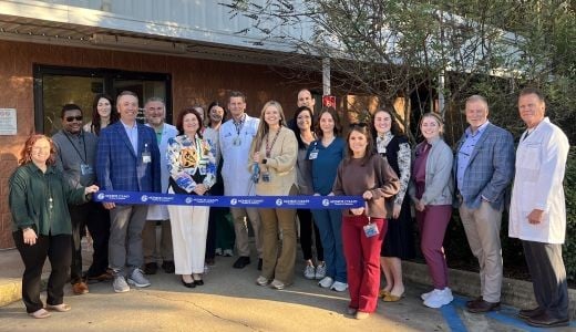 Sleep Disorders Center-Amory ribbon cutting with the Monroe County Chamber of Commerce