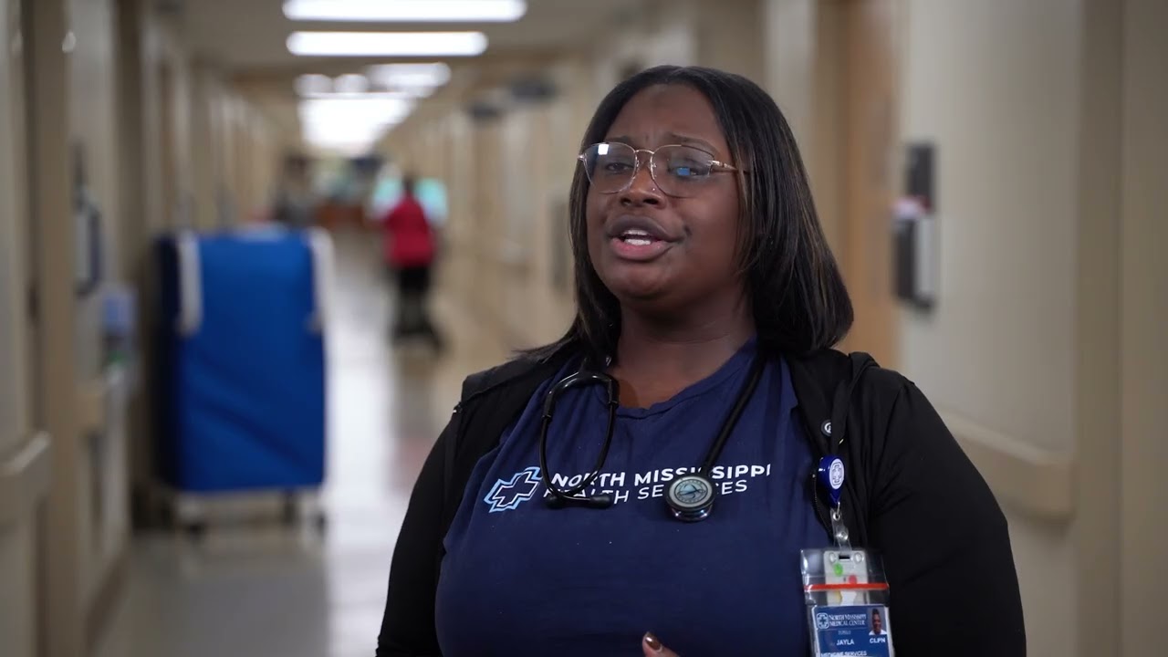 Video thumbnail of Jayla, an LPN on the Neuro unit