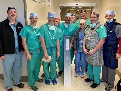 doctors holding AngioVac