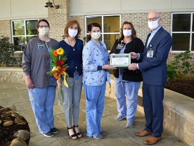 Corey Kilcrease receives daisy award