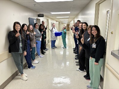 ODP delivered to hospital
