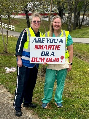 Gail Hudson and Tammy Hill