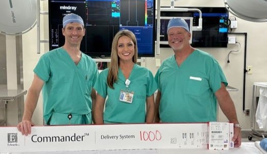 1,000th TAVR leaders