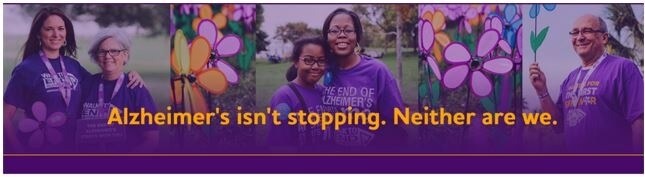 Alzheimer's Association banner