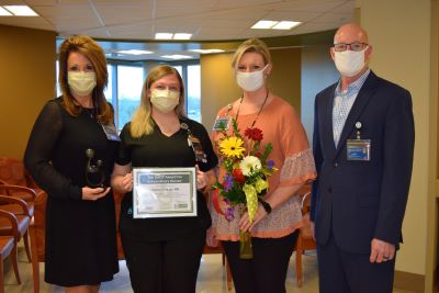 Taylor Criddle receives award