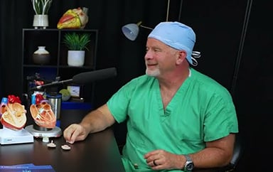 Screenshot of Dr. Talton speaking on podcast