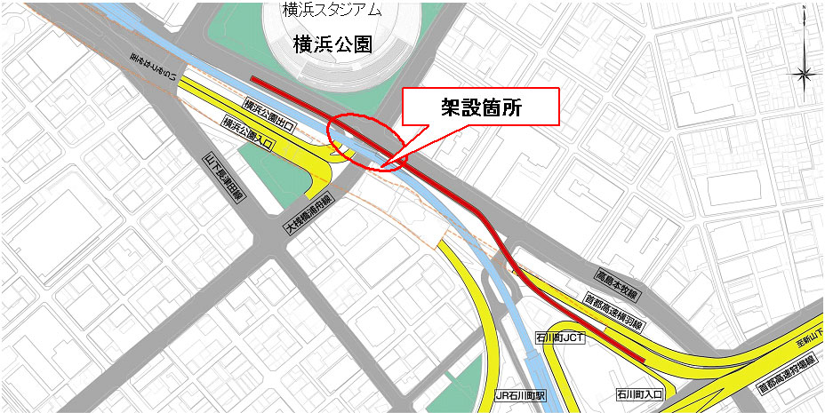 架設箇所案内図