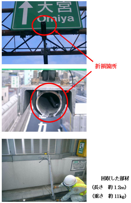 現場写真損傷個所