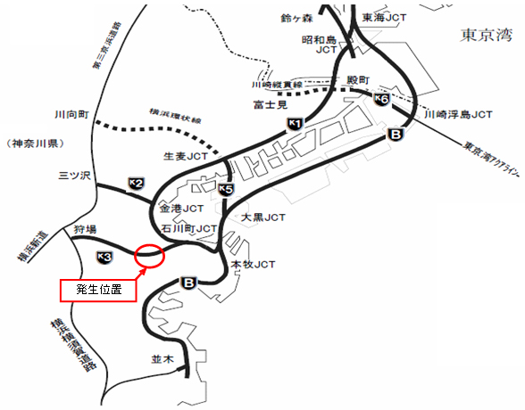位置図(阪東橋付近)