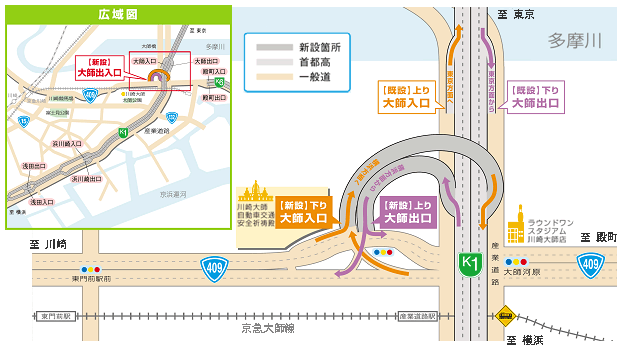 大師出入口図