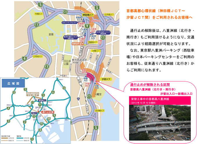 通行止解除区間
