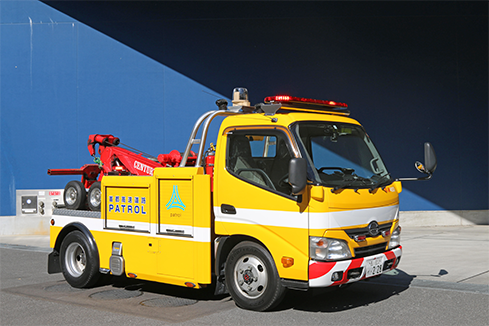 車両展示会場にて展示予定の働く車_レッカー
