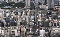 浜崎橋ジャンクション付近