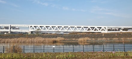 神奈川7号横浜北線 鶴見川付近