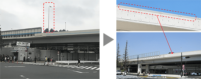 4号新宿線 千駄ヶ谷駅周辺(東京都渋谷区)