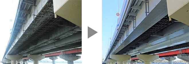 湾岸線 舞浜大橋(東京都江戸川区~千葉県浦安市)