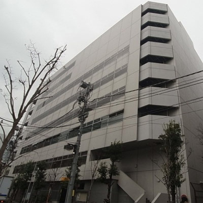建築作品集　事務所：箱崎 2001年 東京都中央区 延床面積：8,319m2、構造：SRC造、規模：地上8階　地下1階
