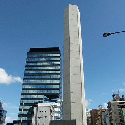 建築作品集　換気所：本町 2007年 東京都中野区 延床面積：6,046m2、構造：RC造、規模：地下2階