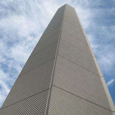 建築作品集　換気所：本町 2007年 東京都中野区 延床面積：6,046m2、構造：RC造、規模：地下2階