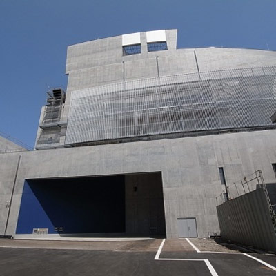 建築作品集　換気所：大橋 2010年 東京都目黒区 延床面積：14,460m2、構造：SRC造、規模：地上7階　地下2階