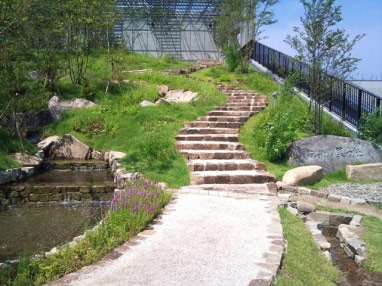 建築作品集　換気所：大橋 2010年 東京都目黒区 延床面積：14,460m2、構造：SRC造、規模：地上7階　地下2階