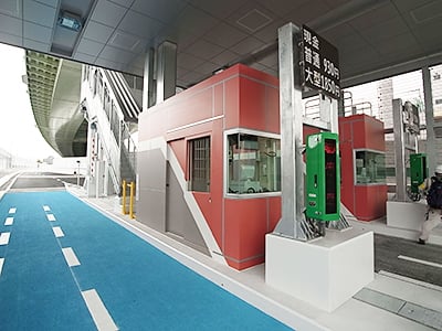 建築作品集　料金徴収所：王子南 2015年 東京都北区 延床面積：29m2、構造：S造、規模：地上1階