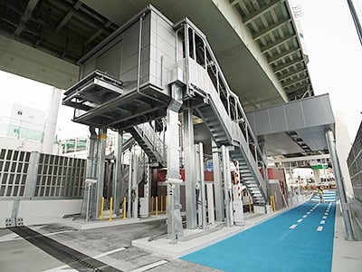 建築作品集　料金徴収所：王子南 2015年 東京都北区 延床面積：29m2、構造：S造、規模：地上1階