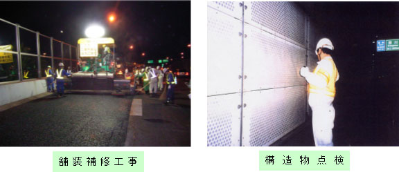 舗装補修工事・構造物点検