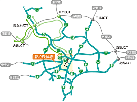 外環道の料金(美女木JCT~川口JCT)