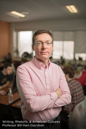 William Hart-Davidson, professor and associate dean of Graduate Education and Graduate Faculty in the Department of Writing, Rhetoric and American Cultures.