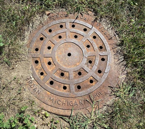 Michigan manhole cover