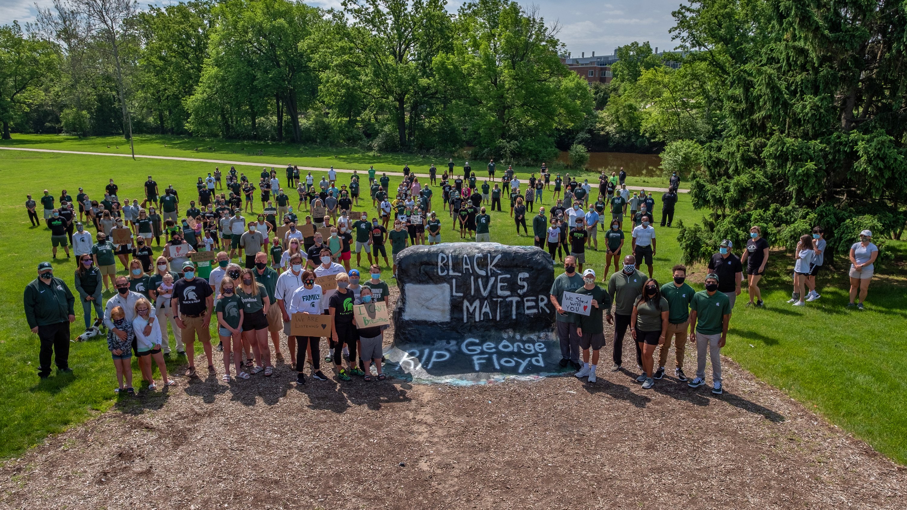 Black Lives Matter rally on campus