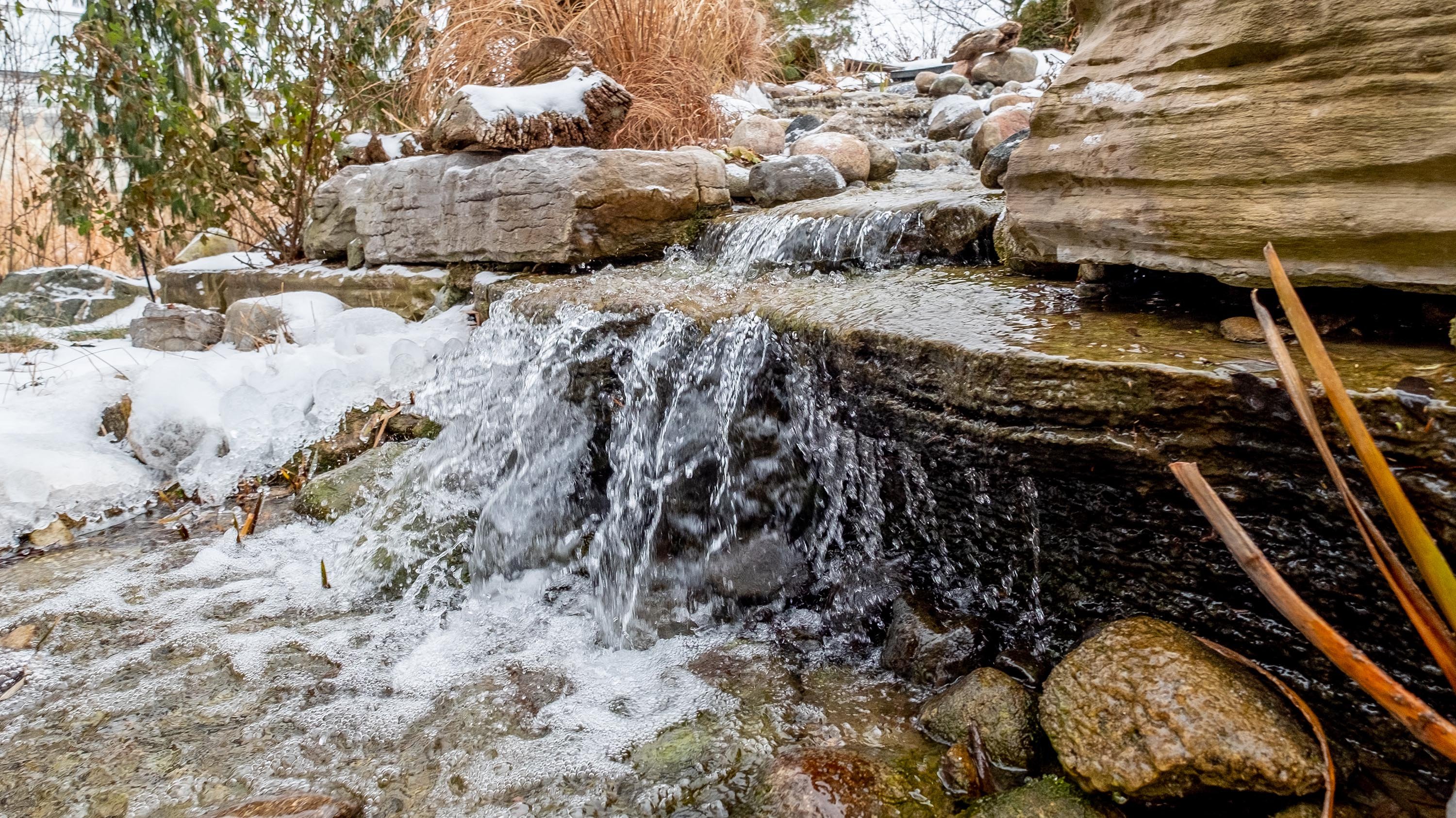 A small waterfall