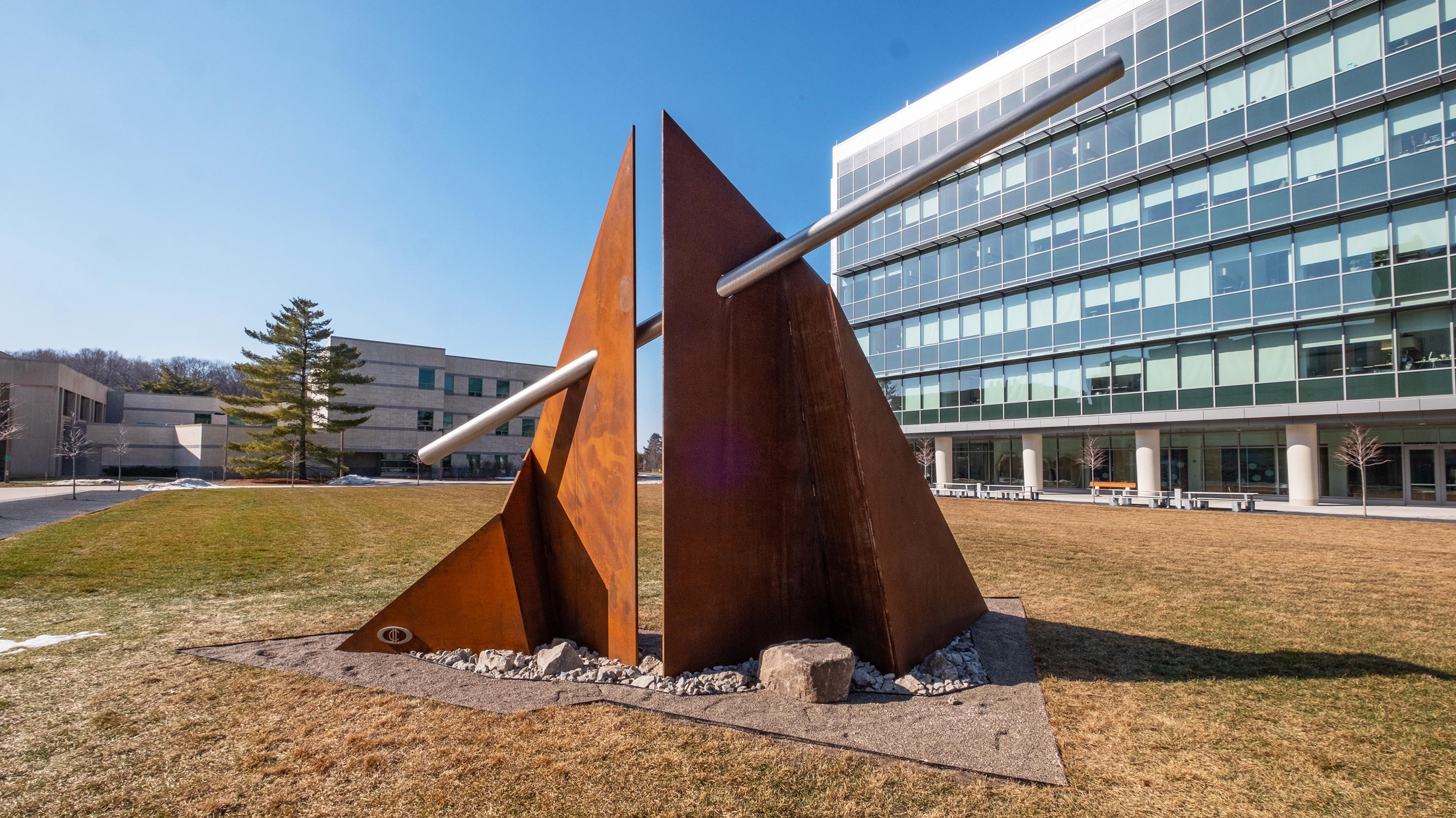 'Transcending Boundaries' sculpture