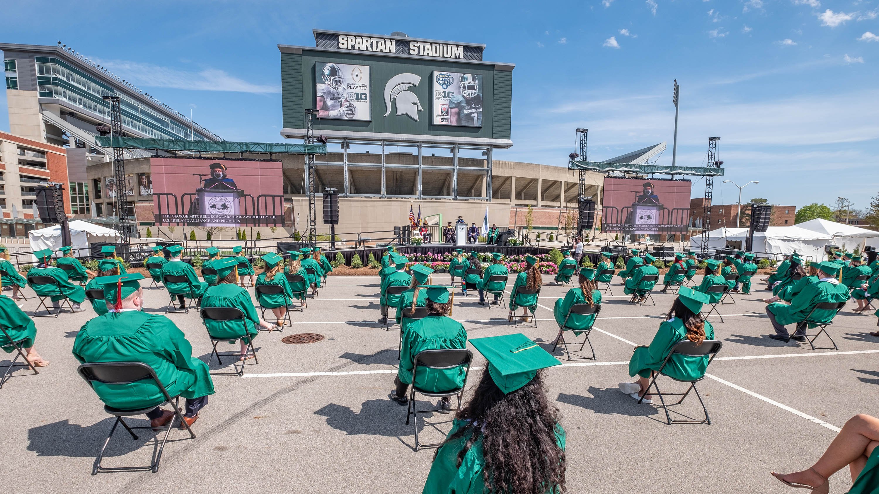 Spring graduation ceremony