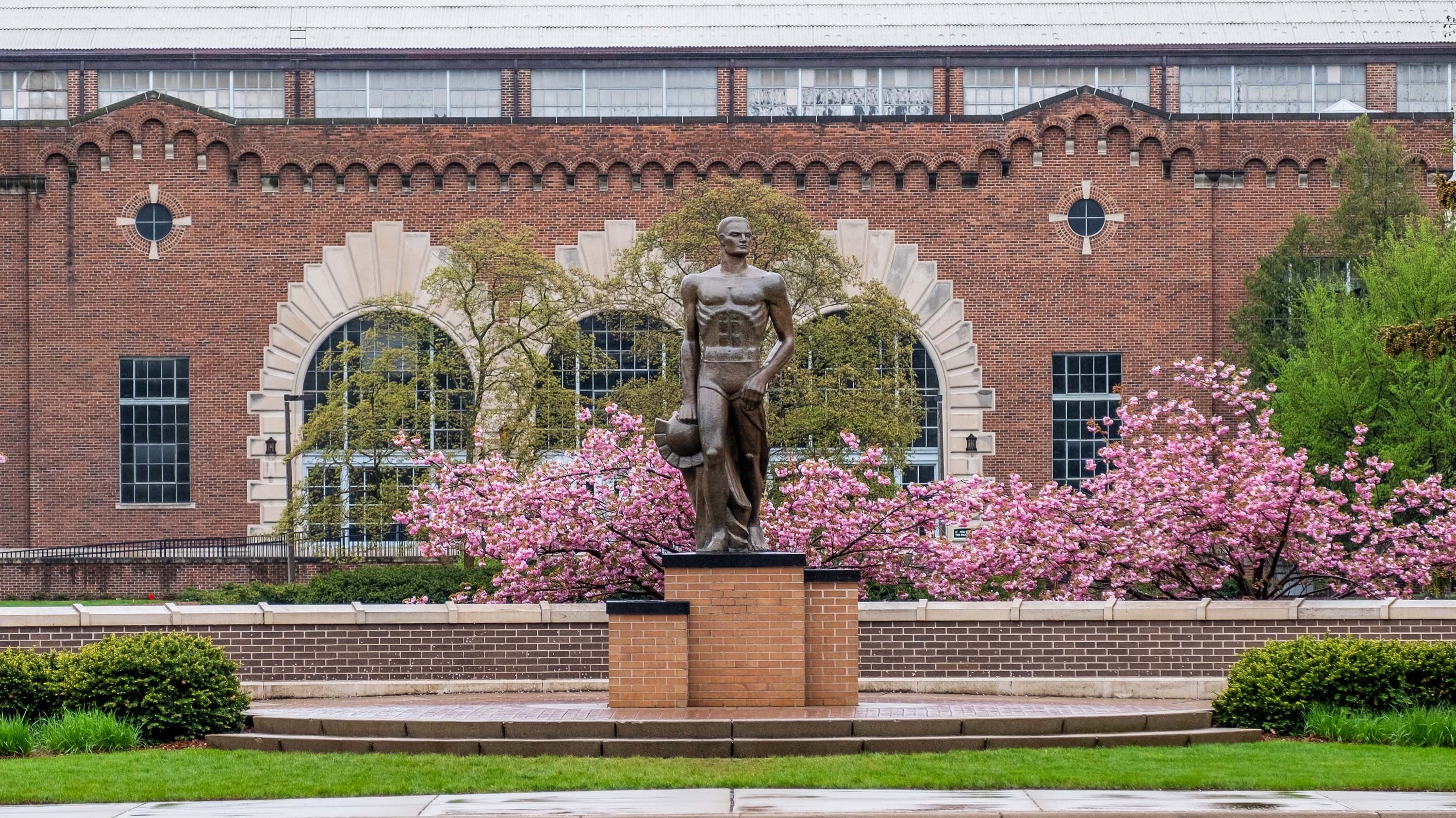 The Spartan statue