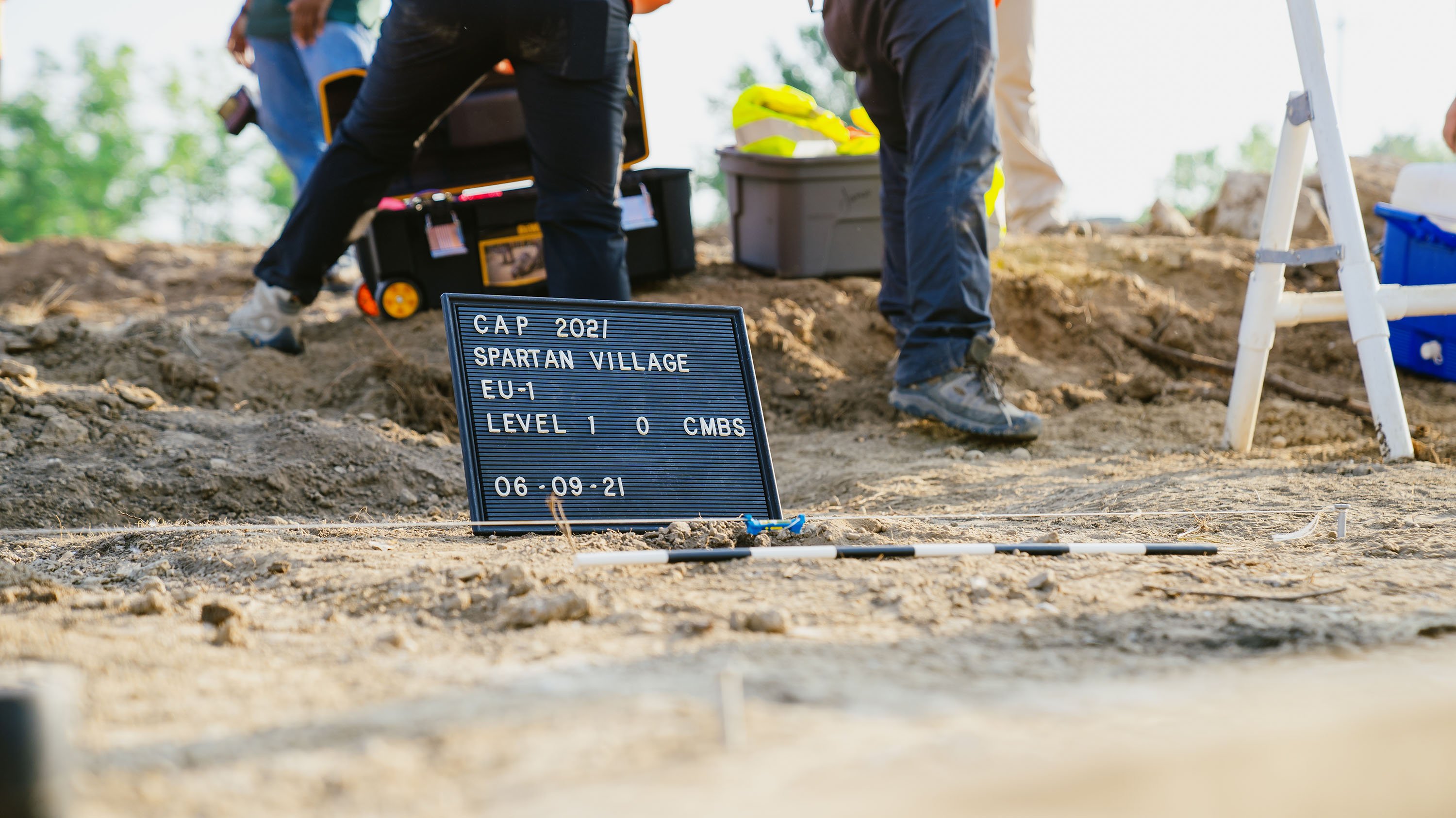 Campus Archaeology  dig site