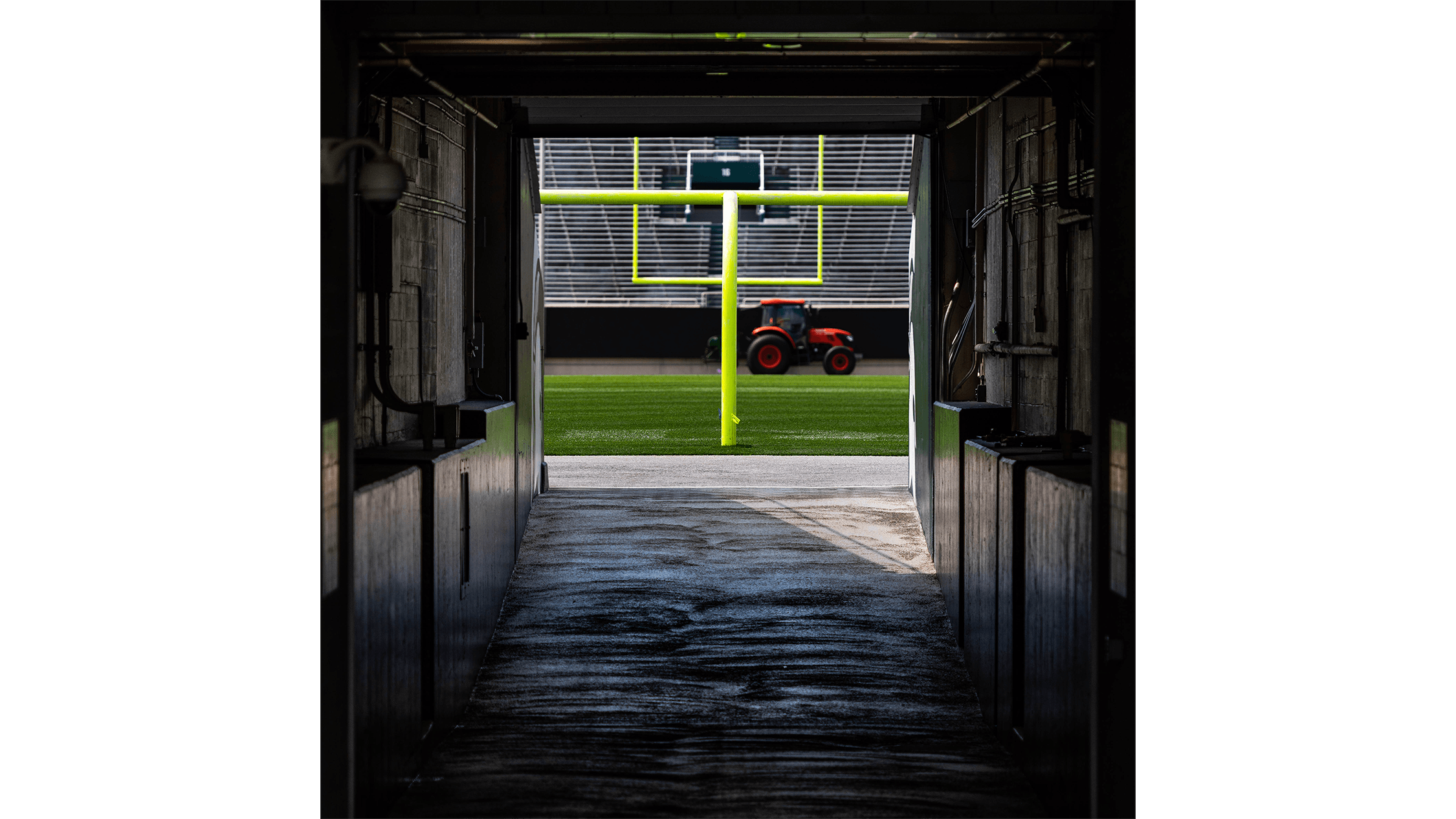 Tunnel in Spartan Stadium