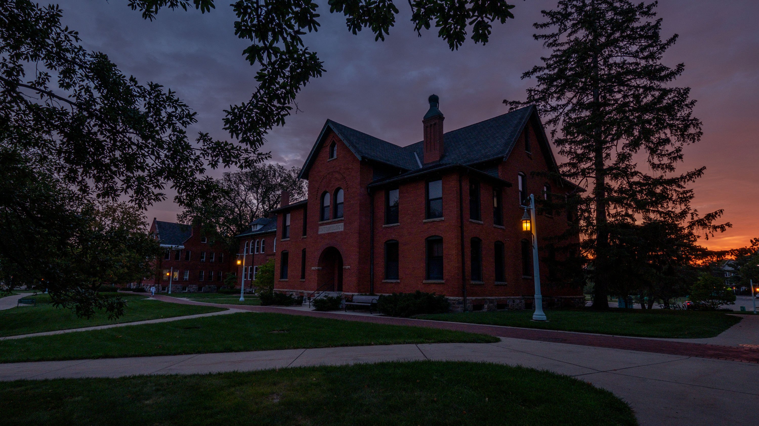 Cook Hall at sunrise