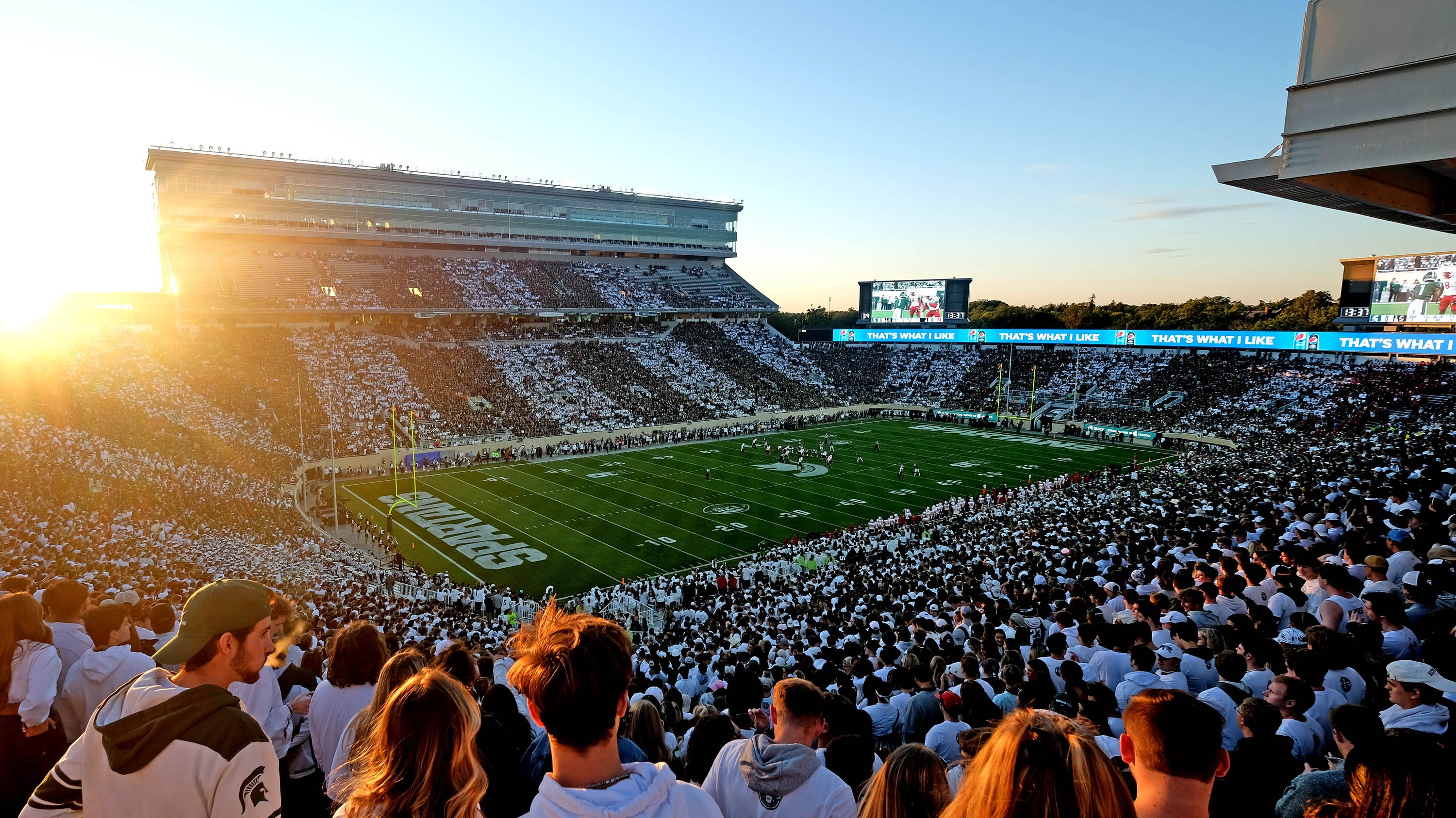 Crowd shot at Spartan Stadium during a game