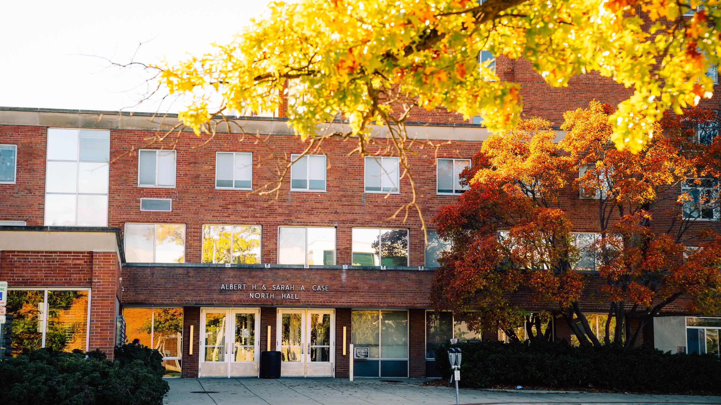 Case hall in autumn