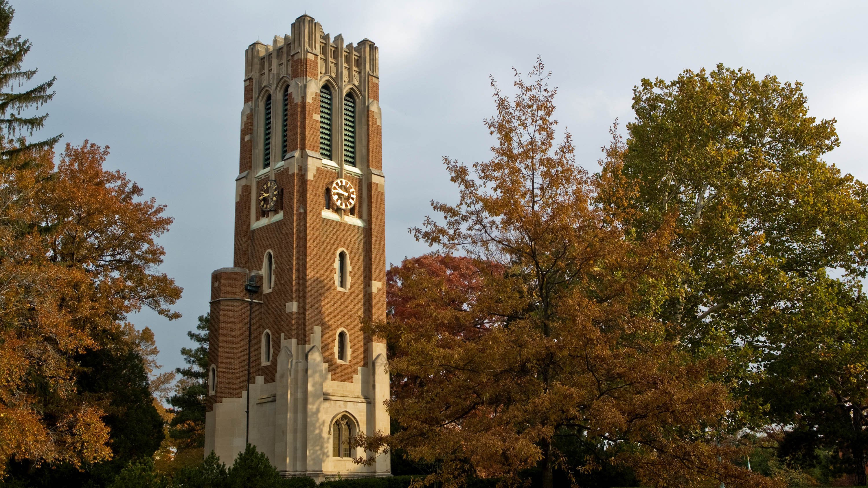Beaumont Tower in autumn
