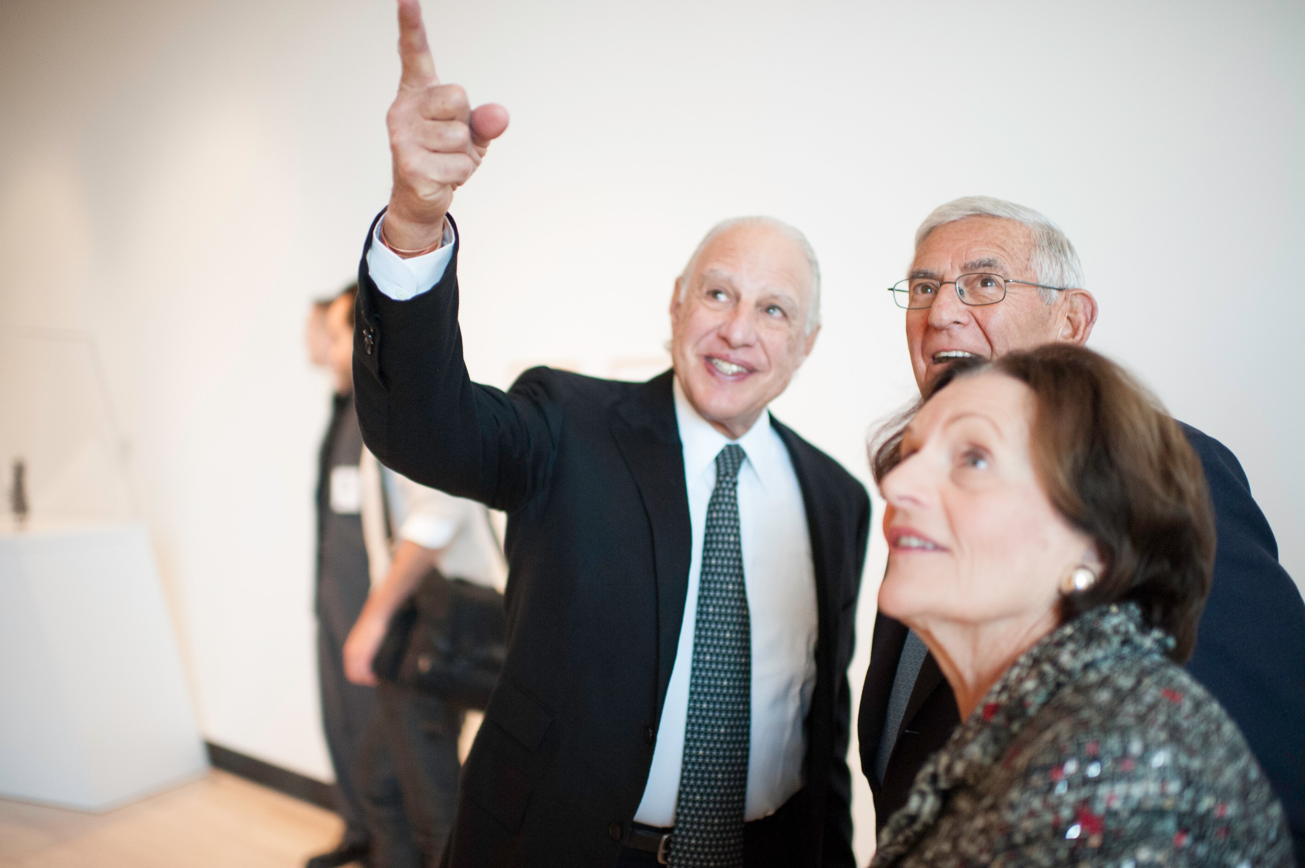 Eli and Edythe Broad inside Broad Art Museum