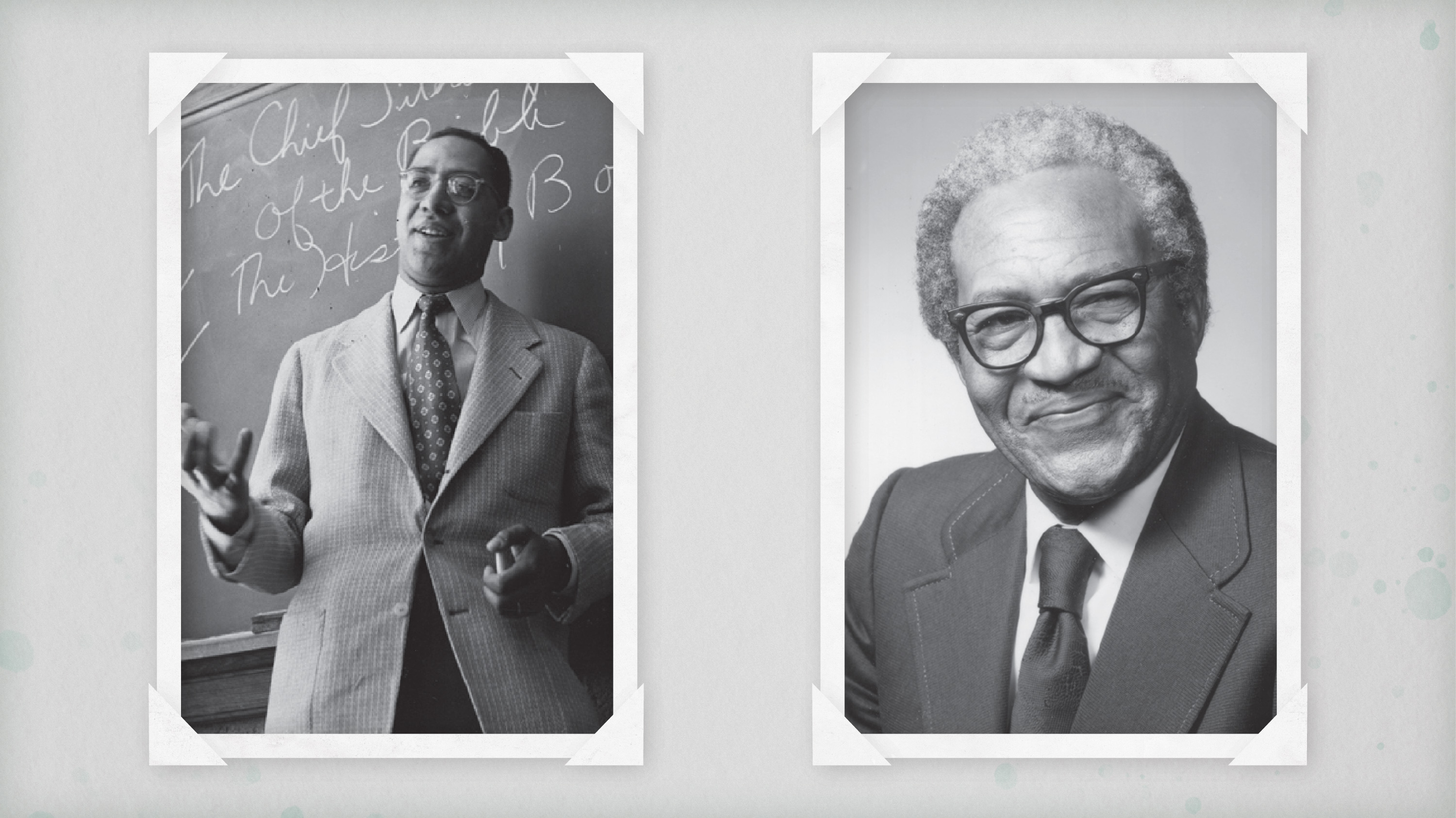 Photos of David W. Dickson and William Howard Pipes