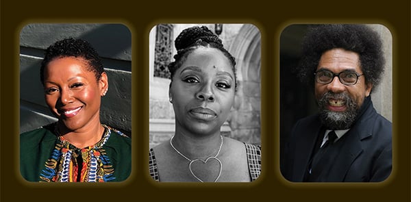 Monique Morris, Patrisse Cullors and Cornel West