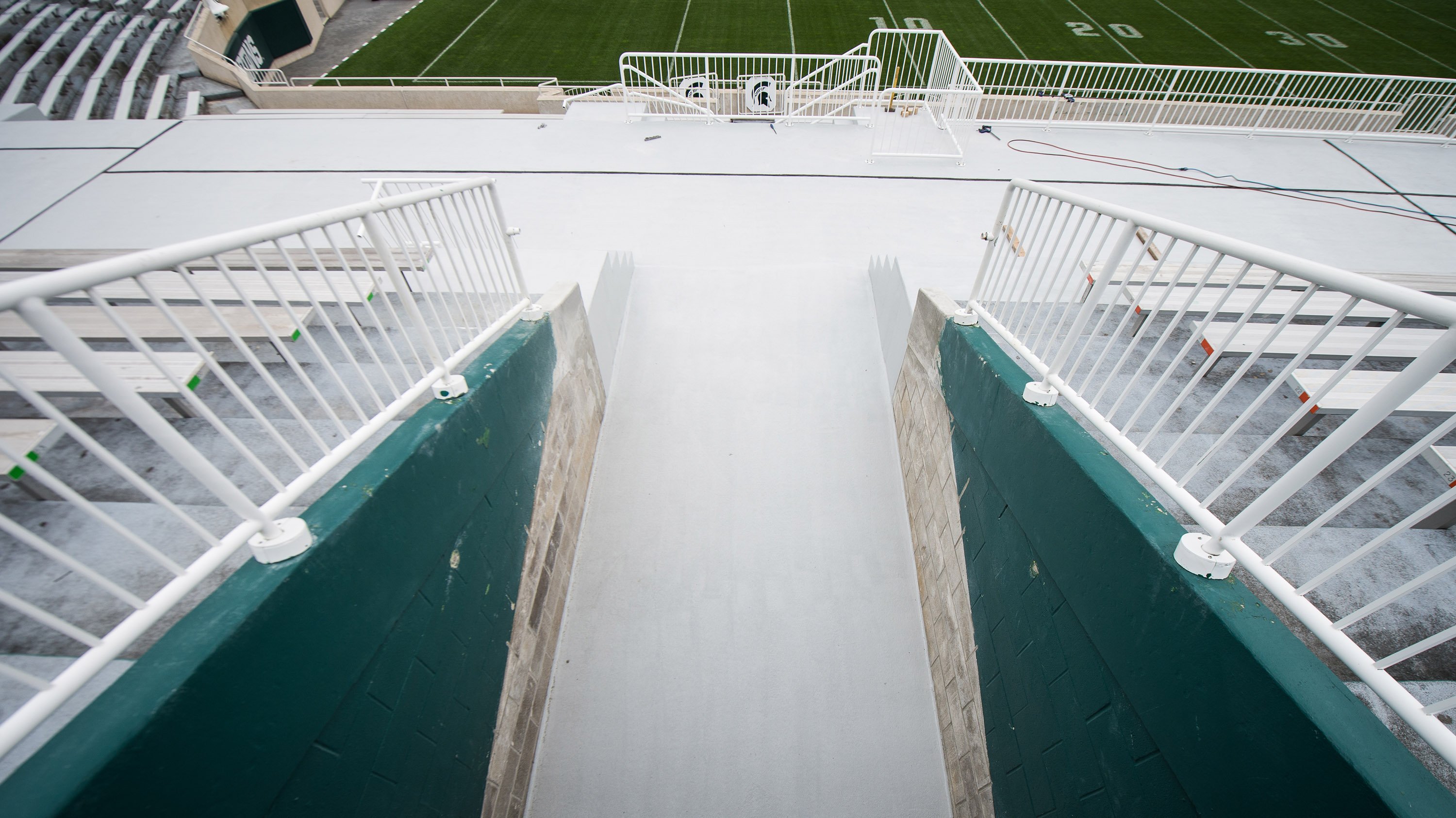 Entrance to accessible seating added to the stadium in 2015