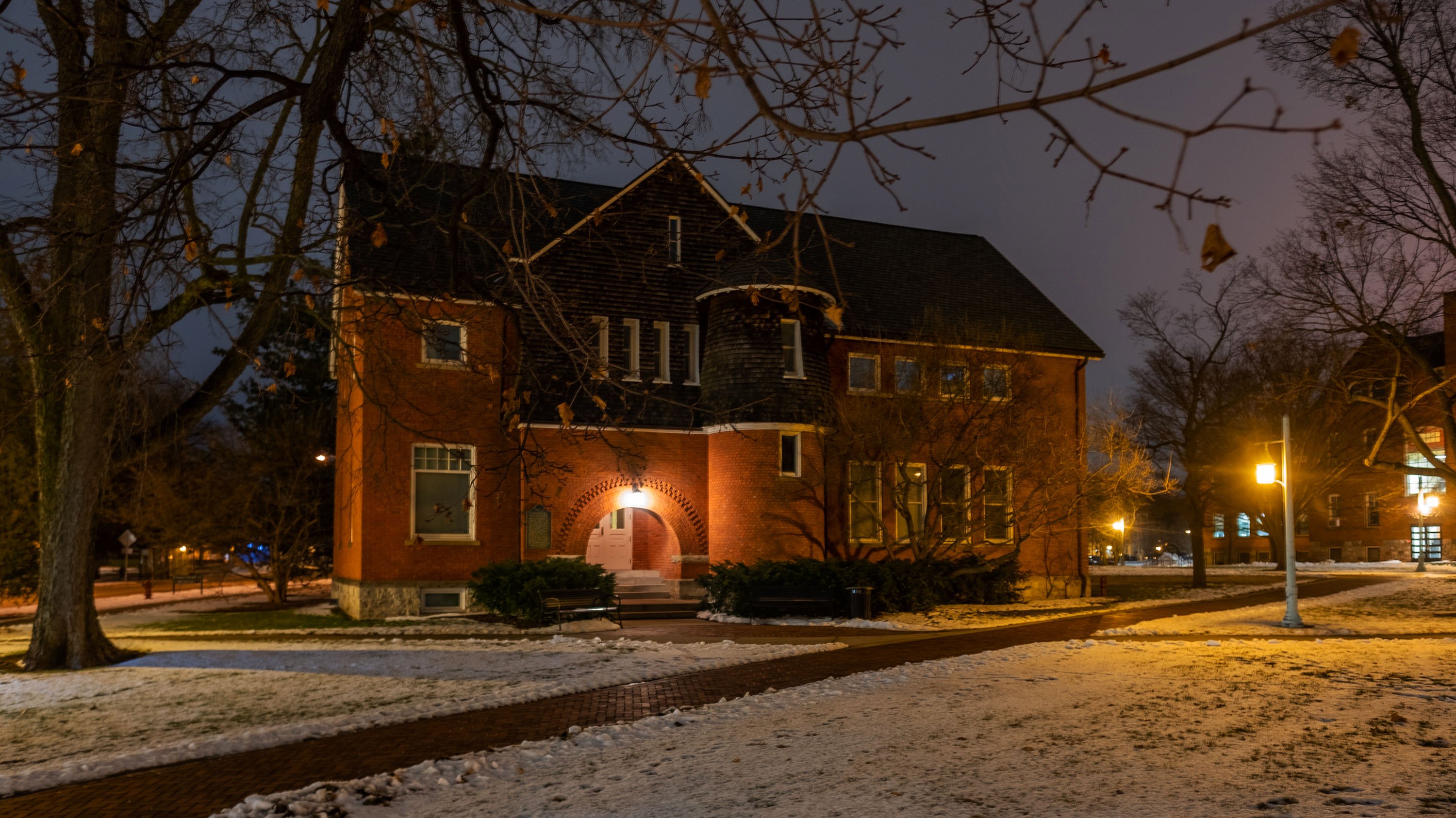 Eustace-Cole Hall at night
