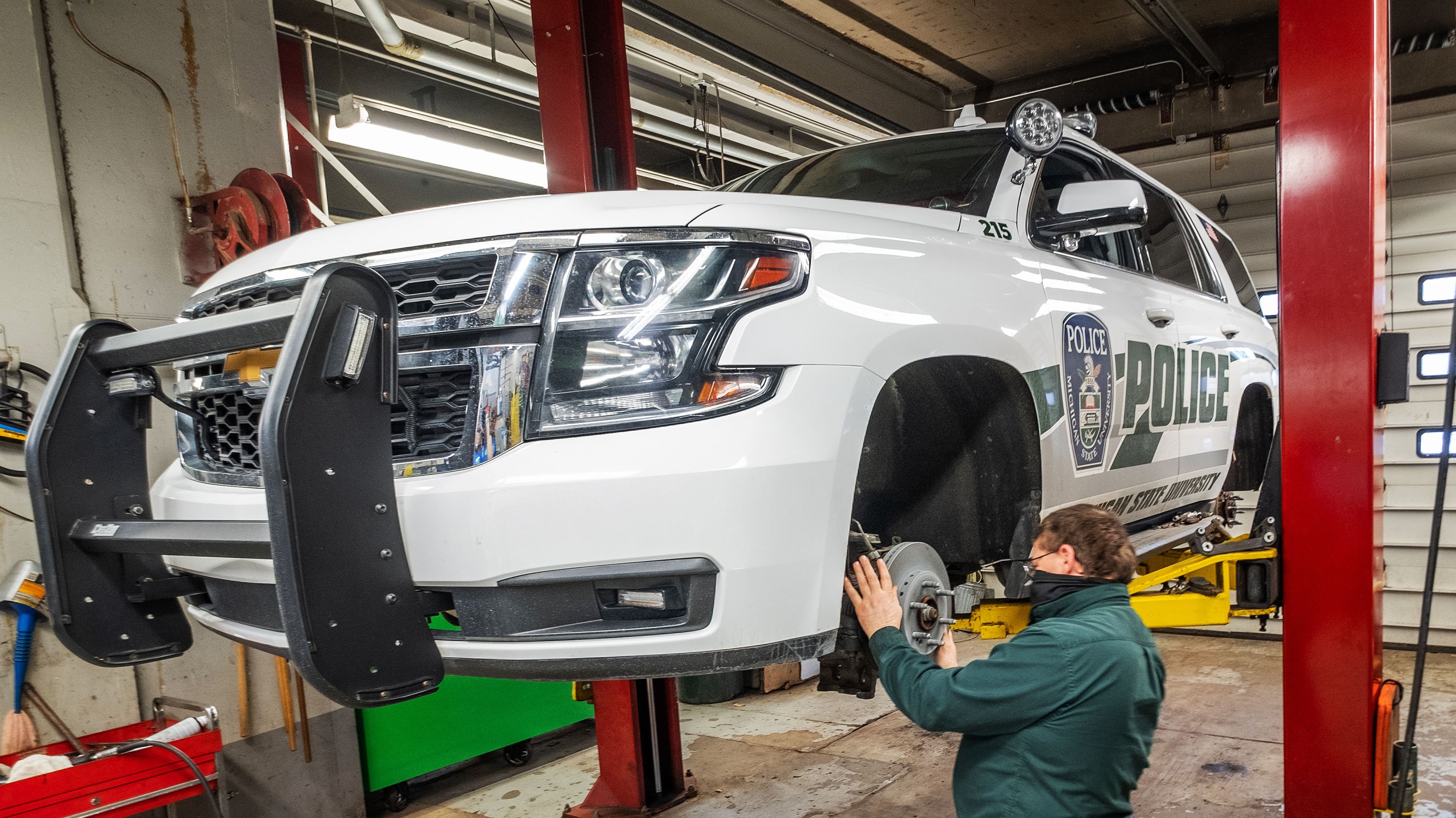 Automotive Services personnel services a vehicle