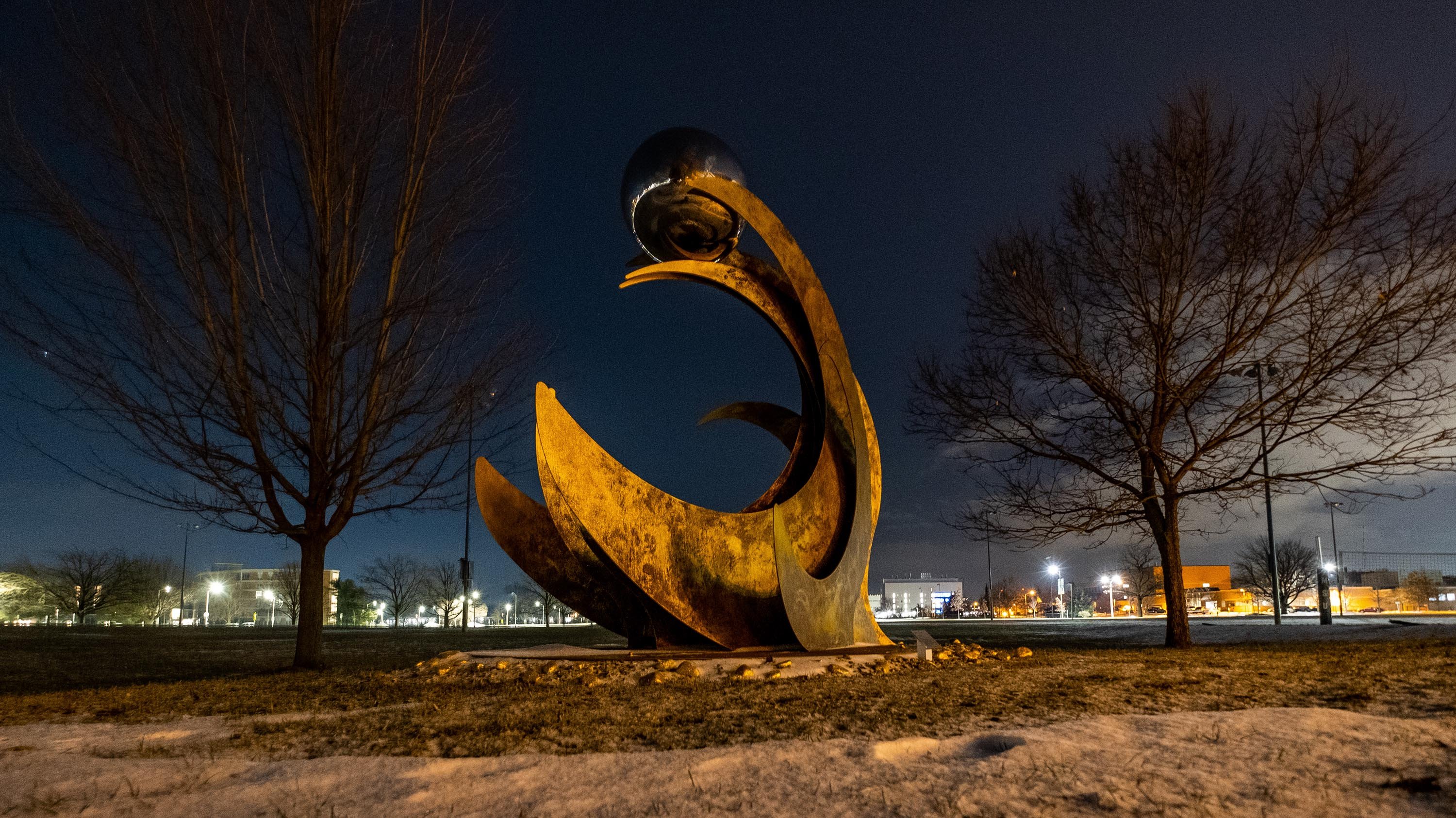 'The Phoenix' sculpture